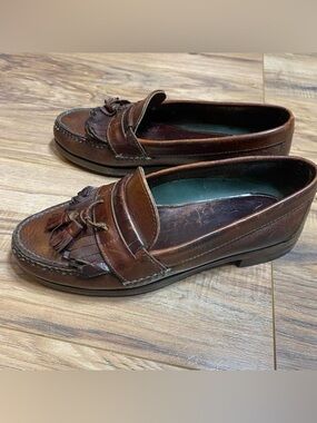 Men’s Vintage Brown Loafers Made in USA